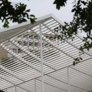 Huge outdoor metalwork
